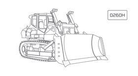 Гусеничный бульдозер XCMG D260H