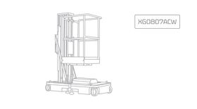 Ножничный электрический подъемник XCMG XG0807ACW