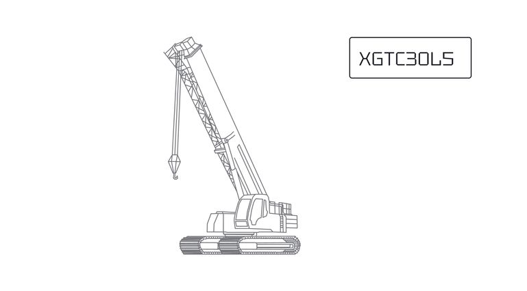 Гусеничный телескопический кран XCMG XGTC30L5